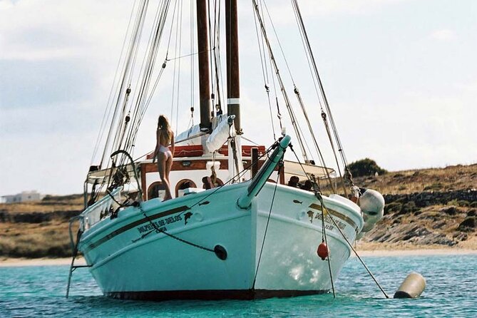 Full Day Cruise from Corfu in Classic Wooden Vessel, Swim & BBQ - Peristeres Lighthouse from the water