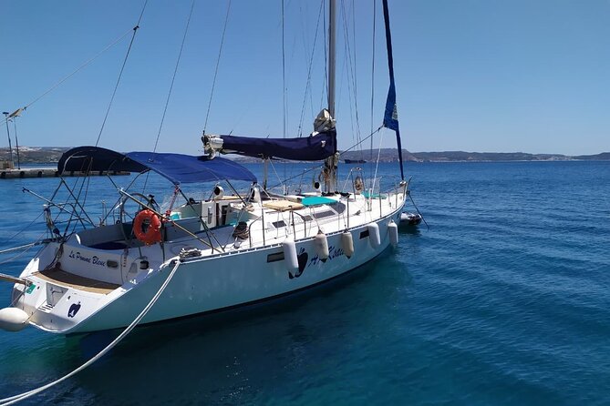 Full day sailing cruise on the West side of Milos island - Agathia Beach and the first swim