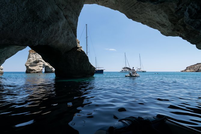 Full day sailing cruise on the West side of Milos island - Sykia Cave when the weather cooperates
