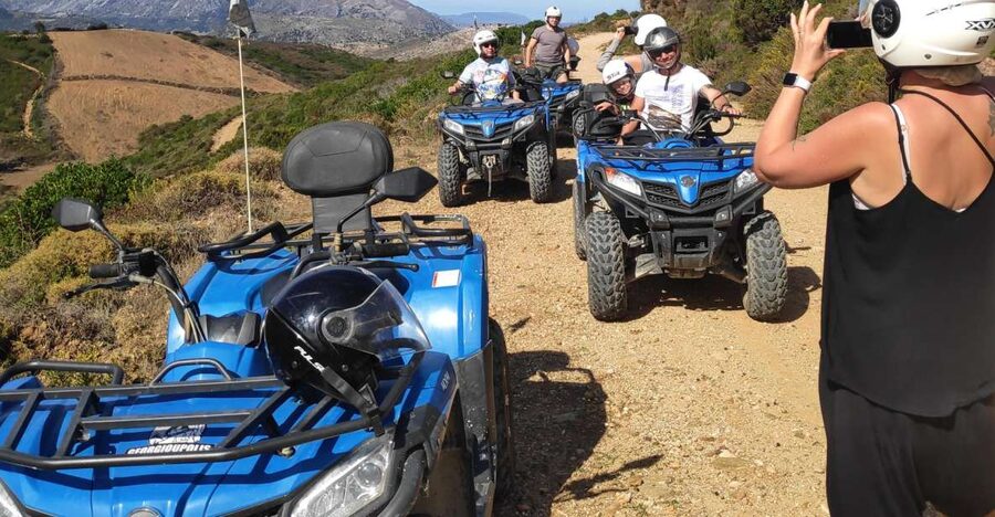 Georgioupolis Quad ATV Safari - Comparing a traditional mill with a modern factory