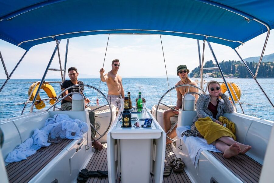 Gouvia: Corfu Island Sailing Trip with Snack and Soft Drinks - Gialiskari Beach brings the most variety