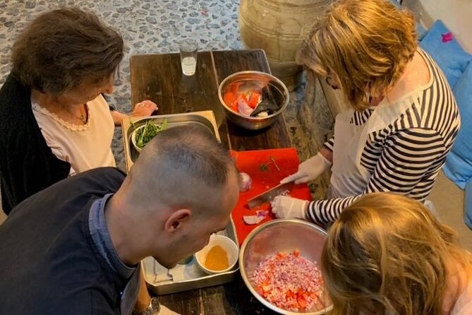 Greek Cuisine Cooking Class in Santorini with Recipes and Wine - What you actually cook at the worktable