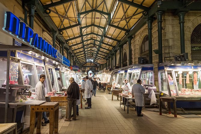 Greek Food Walking Tour in Athens - Varvakios Agora: the working heart of the food route