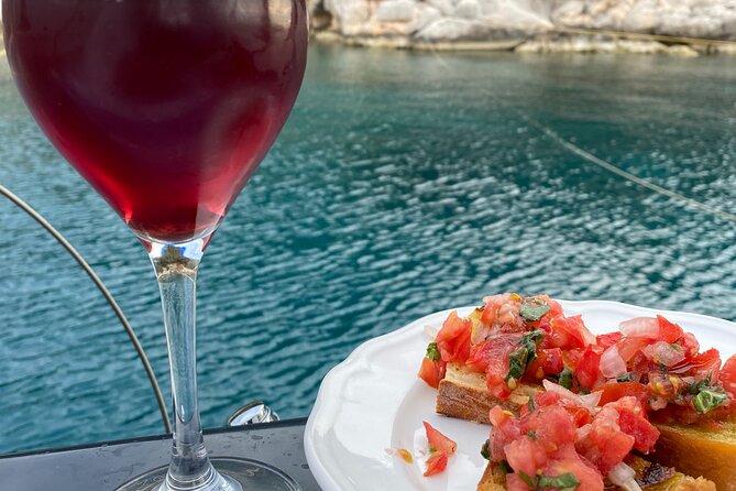 Greek Gastronomy & Wine Pairing Cruise with a Sommelier in Athens - A boat made for lounging, not luxury