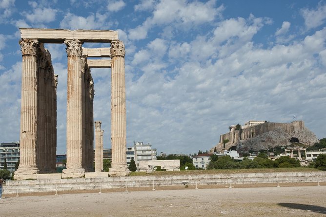 Half Day Athens Sightseeing Tour with Acropolis Museum - The Parthenon above Athens