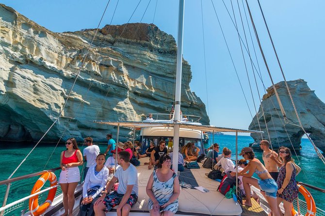 Half Day Boat Tour to Kleftiko Milos - The southern coast, from Gerakas to Katergo
