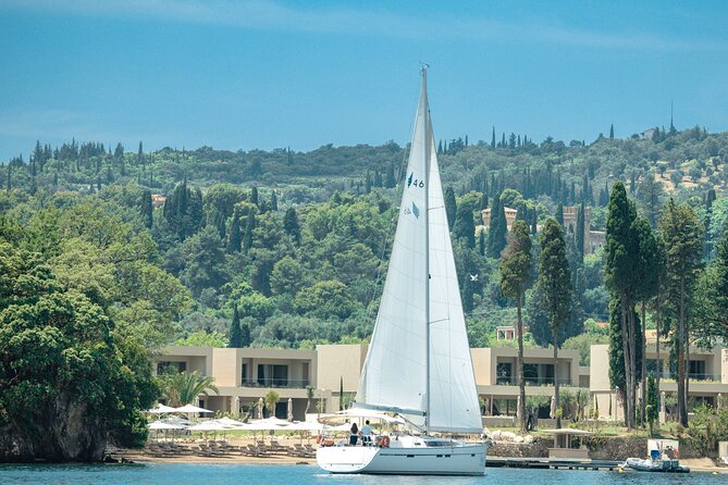 Half Day Cruise on a Sailing Yacht in Corfu Island - Sailing the northeast coast of Corfu
