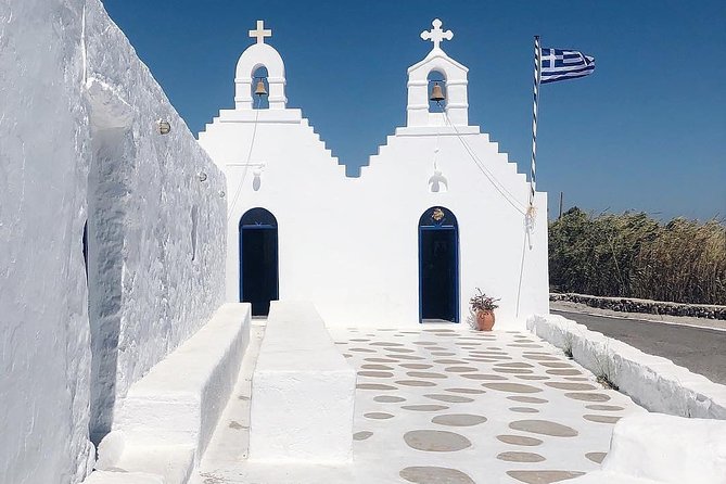 Half-Day Private Guided Tour in Mykonos - Agios Ioannis: a quiet view toward Delos