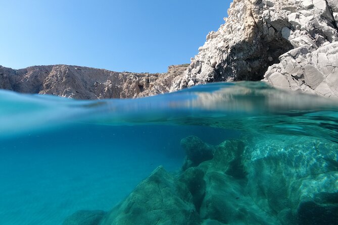Half-Day Private Romantic Sailing Getaway to Kleftiko - Tsigrado and Firiplaka, two very different beaches