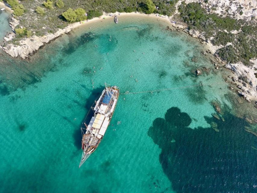 Halkidiki: Blue Lagoon Cruise on a Pirate's Boat - Swimming at the Blue Lagoon