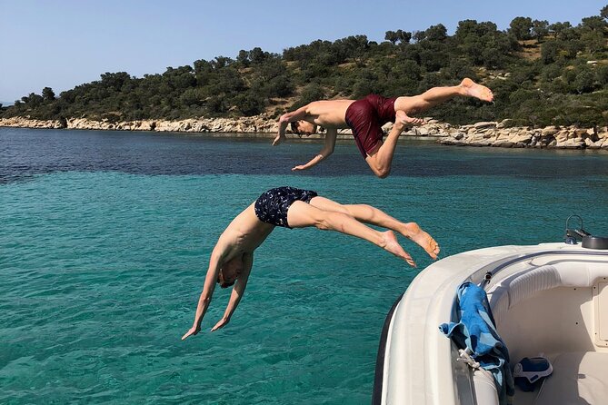 Halkidiki: Sithonia Private Full Day Cruise - Drenia, Ammouliani, and the alternate plan