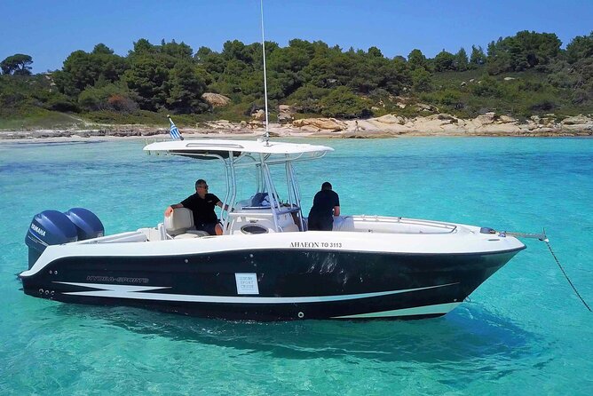 Halkidiki: Vourvourou 4hr Refreshment Cruise - White Beach and the eastern side of Diaporos