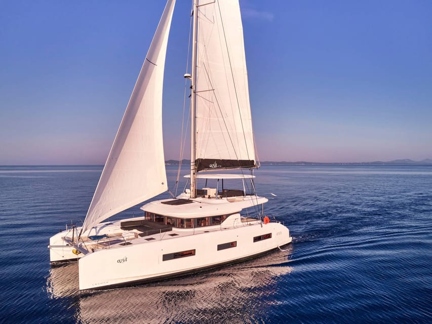 Heraklion: Dia Island Luxury Catamaran Cruise with Meal - Morning calm or afternoon sunset?