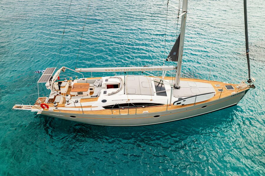 Heraklion: Dia Island Luxury Sailing Trip with Meal & Drinks - Sailing north to protected Dia Island