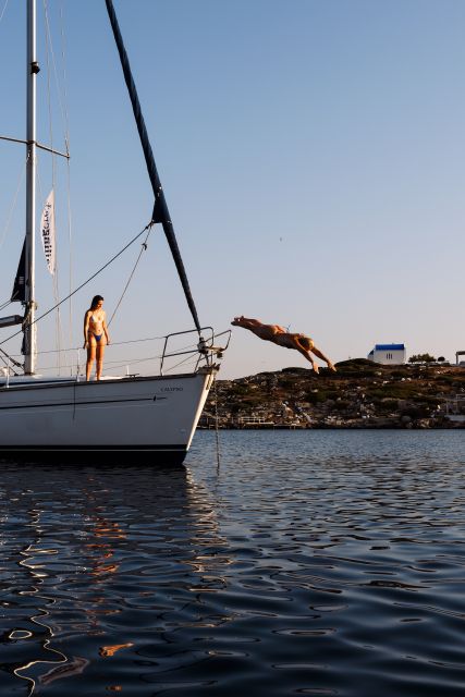 Heraklion: Dia Island Sailing Cruise with Snorkeling - Snorkeling, paddleboarding, and time off the boat