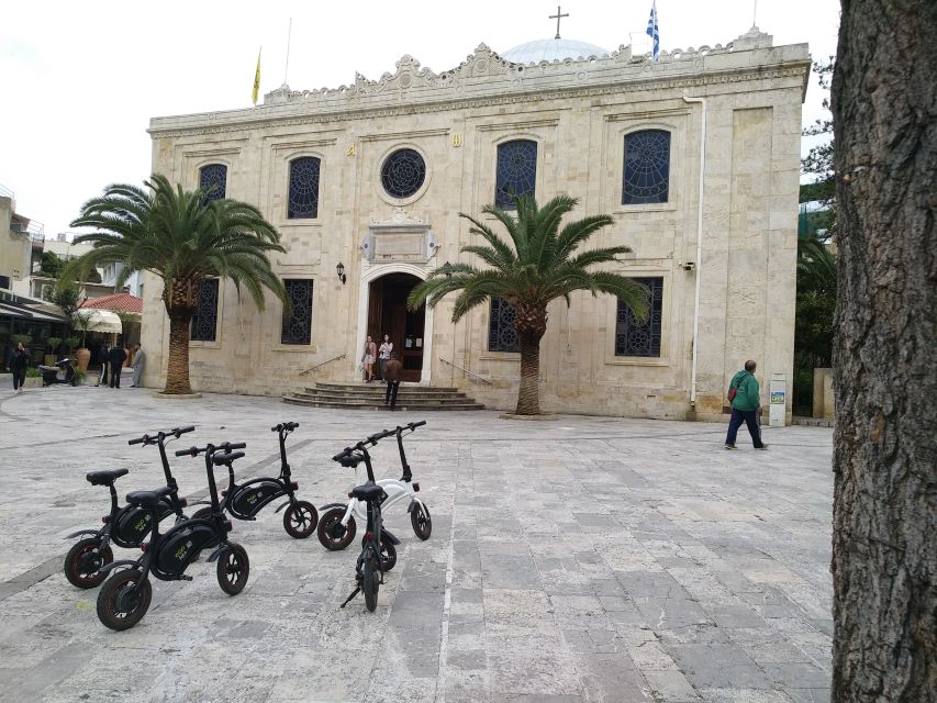 Heraklion: Ecobike Sightseeing Tour with Greek Meze - Central Market: the most authentic stop