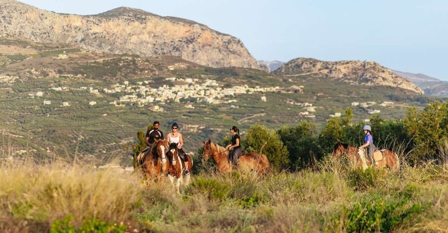 Heraklion: Finikia Horse Riding Tour with Lunch or Dinner - Arriving at the Finikia farm