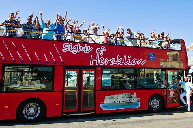 Heraklion Hop-On Hop-Off Bus Tour - City walls, gates, and the view from the upper deck