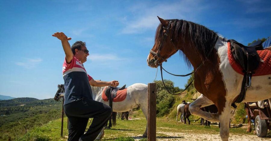 Heraklion: Horseriding Day Tour with Lunch and Transfer - Meeting Irene, Gregory, and the Finikia family