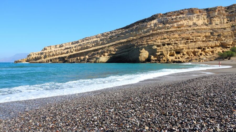 Heraklion: Matala Beach, Hippie Caves & Odigitria Monastery - The 1.5-hour ride south from Heraklion