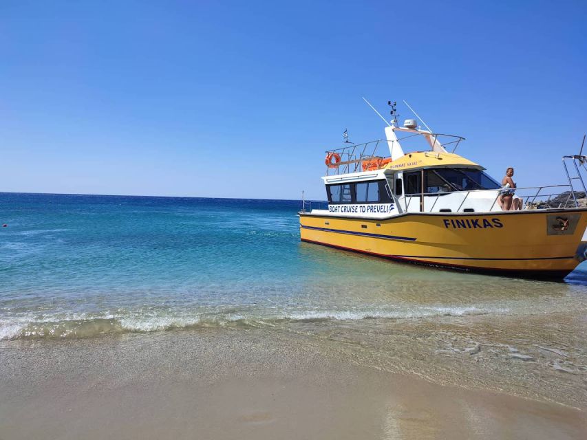 Heraklion: Preveli By Boat, Damnoni & Kourtaliotiko Springs - Preveli Palm Beach: the main event