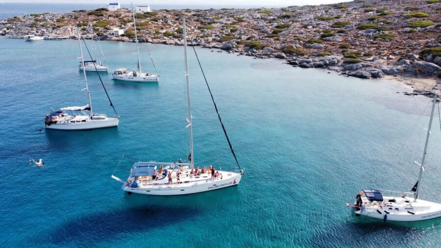 Heraklion: Private Half-Day Sailing Trip to Dia Island - Swimming, snorkeling, fishing, and paddleboarding