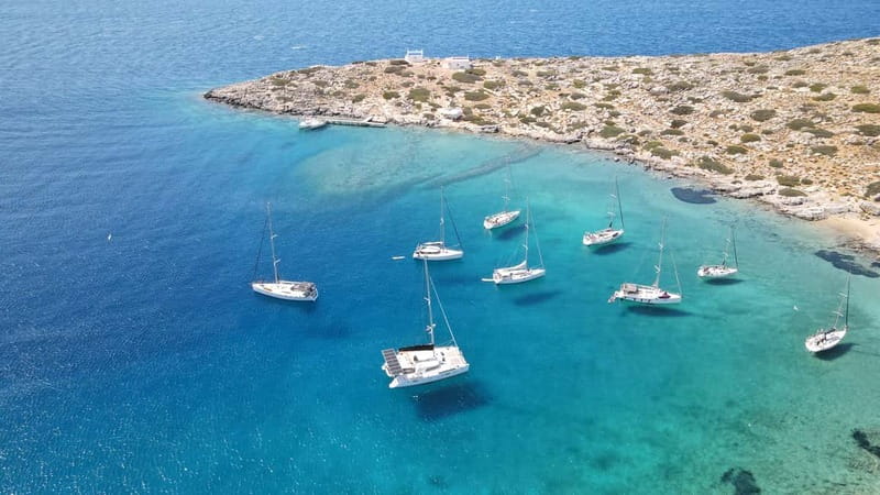 Heraklion: Sailing Trip to Dia Island with Lunch & Swimming - Lunch with shrimp pasta and unlimited drinks