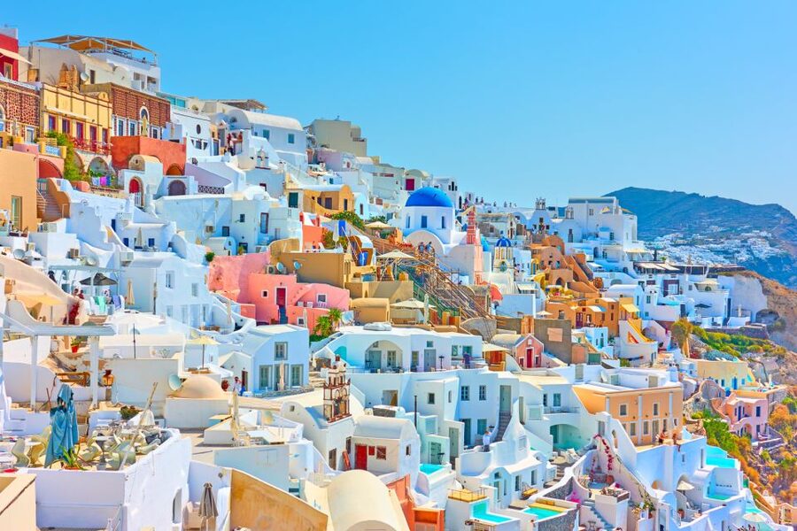 Heraklion: Santorini Day Trip with Boat Transfer & Oia Visit - Fira: more useful free time and a livelier feel