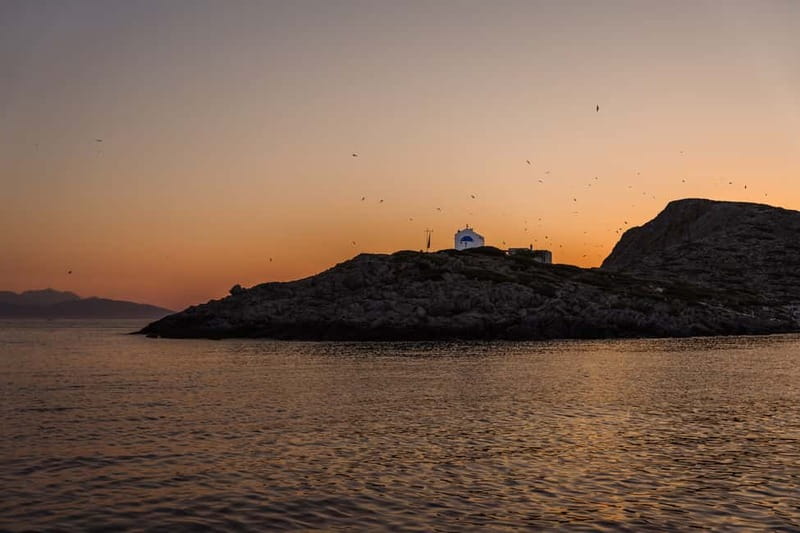 Heraklion: Sunset Sailing Cruise Dia Island with Snorkeling - Five hours around Dia’s clear-water bays