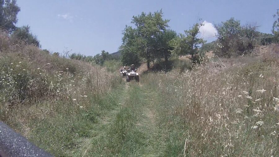 Hersonissos: ATV Quad Bike Safari in the Mountains of Crete - Downhill to snacks, raki, and village hospitality