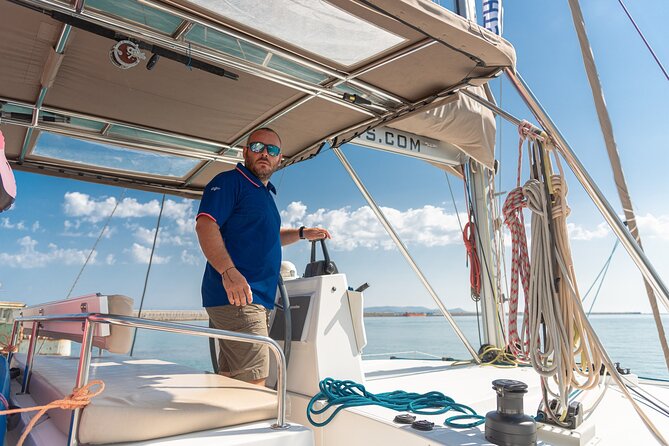 Hersonissos: Luxury Sunset Catamaran Cruise Sushi & Open Bar - Sushi, fruit, Prosecco, and an open bar