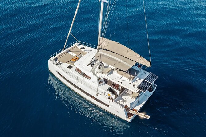 Hersonissos: Luxury Sunset Catamaran Cruise Sushi & Open Bar - A spacious catamaran with room to find your own spot