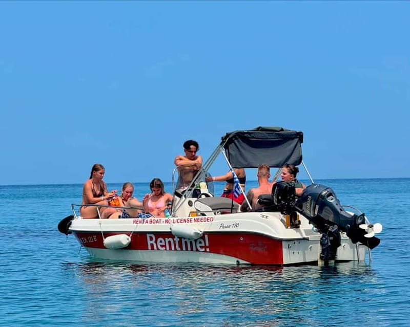 Hersonissos: Rent a Boat - No License Needed - Who will enjoy this most