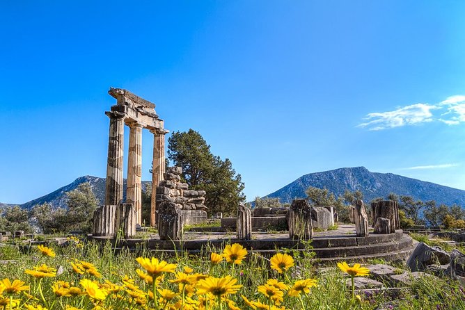 Historical Delphi One Day Tour with Arachova Stop & Expert Guide - Walking into the Sanctuary of Apollo