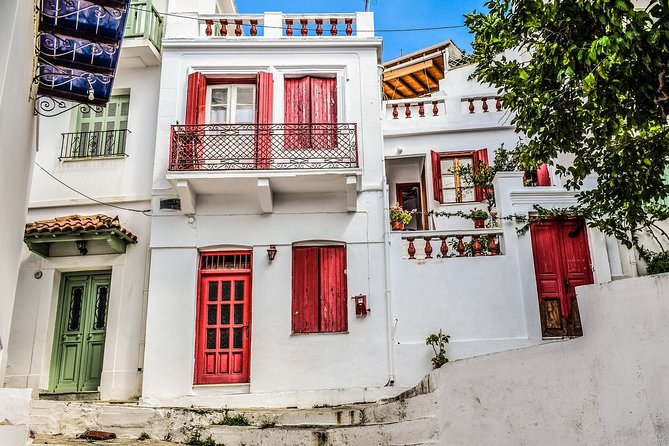 Hydra-Poros-Aegina Islands One Day Cruise With Live Music Dancing & Buffet Lunch - Aegina: two hours for pistachios, swimming, and coffee
