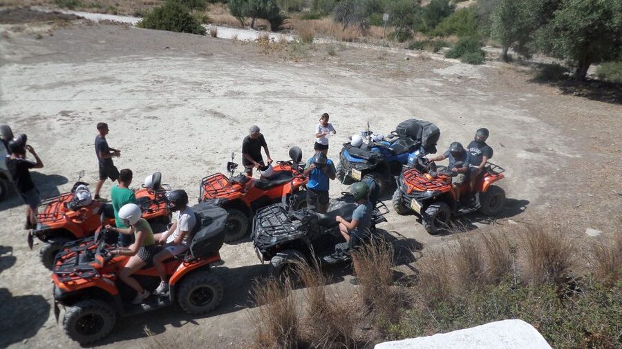Ierapetra: Quad ATV 4x4 Exceptional Day in South Crete 2025 - Down to the village taverna for Cretan tapas