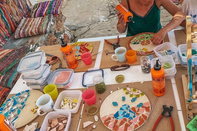 Karpathos Creative Workshop for Mosaic in the vineyard - Getting to the meeting point from Pigadia