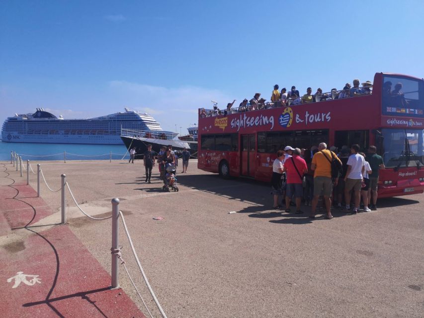 Katakolo: Pyrgos and Katakolo Hop-on Hop-off Bus Tour - Katakolo’s harbor, cafés, and cruise-port setting