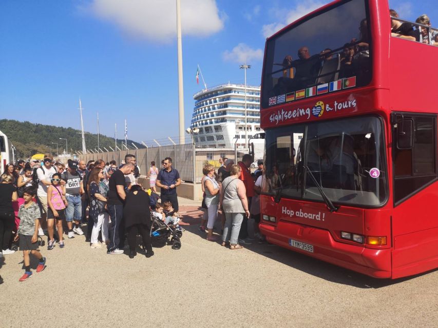 Katakolo: Pyrgos and Katakolo Hop-on Hop-off Bus Tour - Audio commentary, maps, and what the ticket really includes