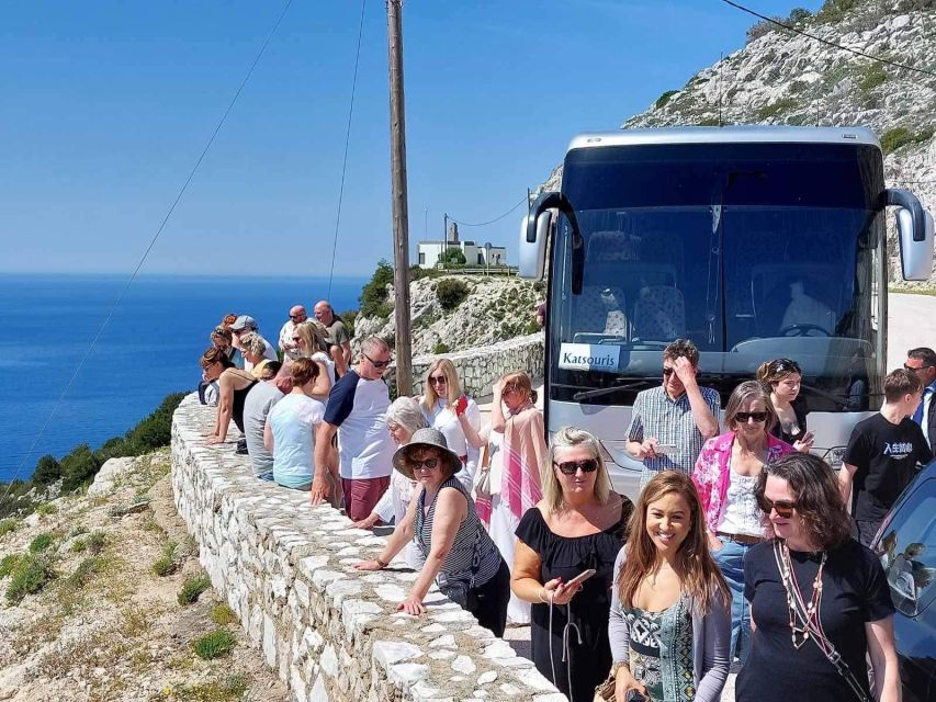 Kefalonia: Wine Tasting, Melissani, Drogarati & Fiscardo - Myrtos Beach, a great view with no swim time