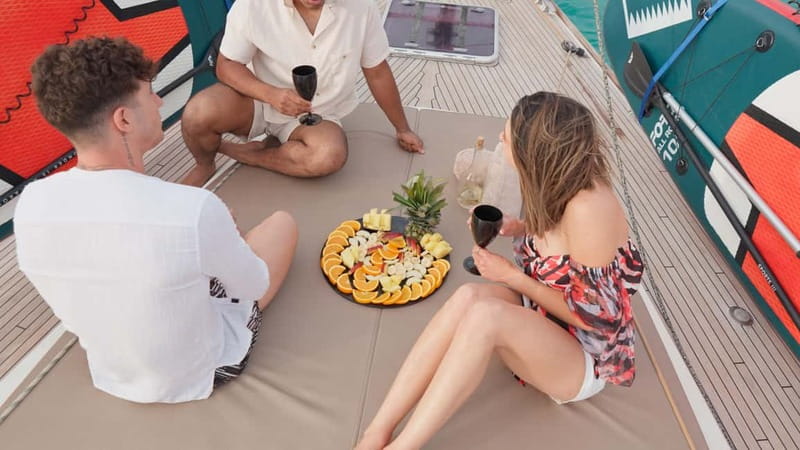 Kissamos: Balos & Gramvousa Sailing Cruise with Meal - Balos Lagoon and the tender boat transfer