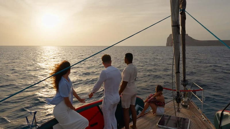 Kissamos: Balos & Gramvousa Sailing Cruise with Meal - The return sail to Kissamos
