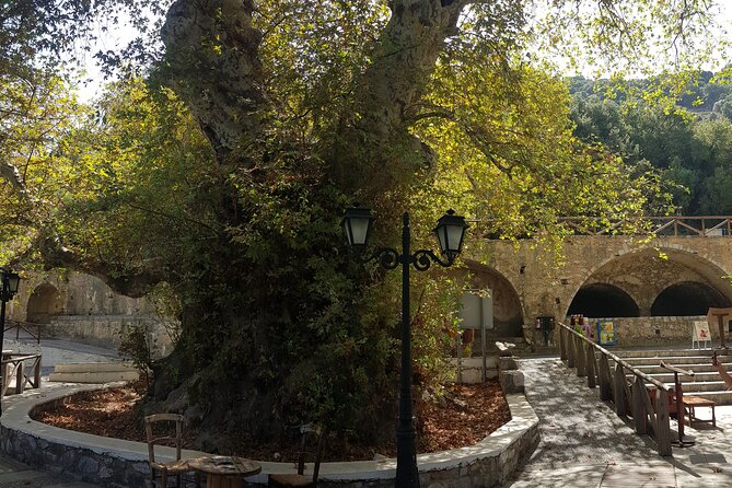 Knossos & lasithi plateau villages,Zeus's cave,&olive oil Mill - Krasi, the plane tree, and the old aqueduct