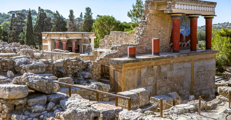 Knossos Palace Skip-the-Line Ticket & Private Guided Tour - Restored features and the question of authenticity