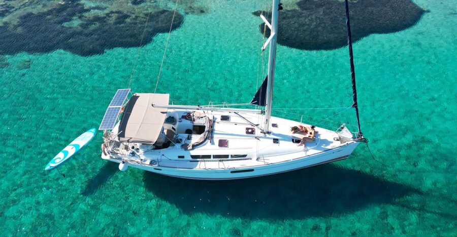 Kolimvari: Sailing Cruise with Meal & Water Activities - A generous meal served at anchor