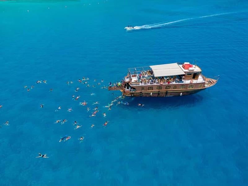 Kolympia : Transfer & Cruise to Lindos with 3 Swimming Stops - Navarone Bay: the first swim