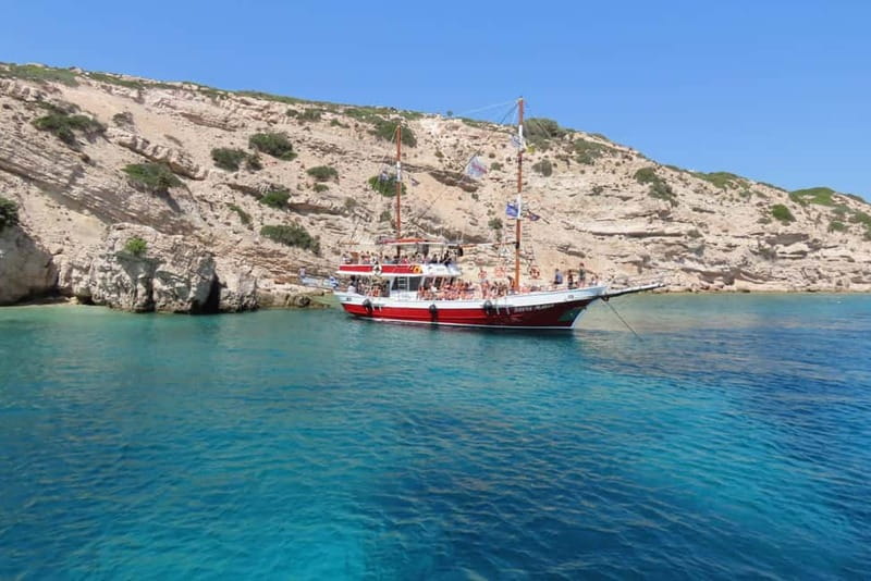 Kos: 3-Island Cruise with Greek BBQ Lunch and Swimming - Kalymnos for sponges, honey, and a short walk