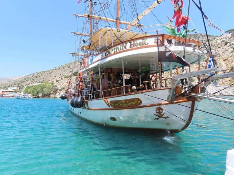 Kos : 3-Island Wooden Ship Cruise w/ Lunch on Captain Hook - Platy Island for the main swim