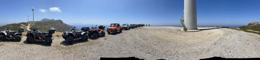 Kos: Guided Jeep or Quad Off-Road Tour with Drinks and Lunch - Mountain views above Kos