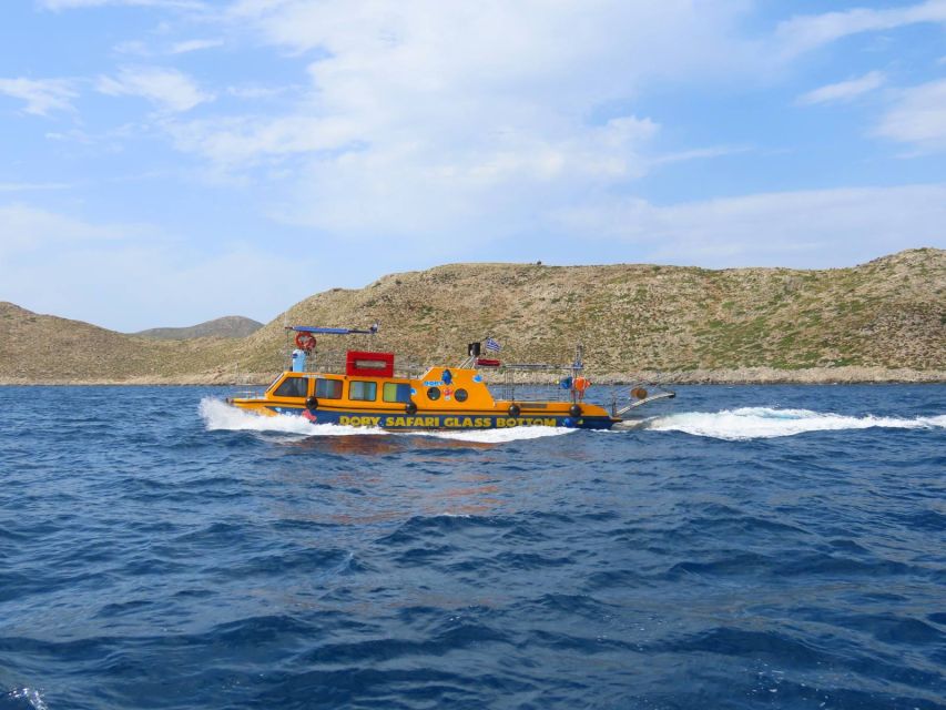 Kos Town: Glass-Bottom Boat Cruise with Swimming Stops - Key points to know before boarding